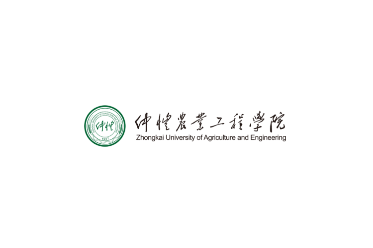 仲恺农业工程学院校徽logo免抠PNG(白色版和彩色版)ai,SVG矢量素材