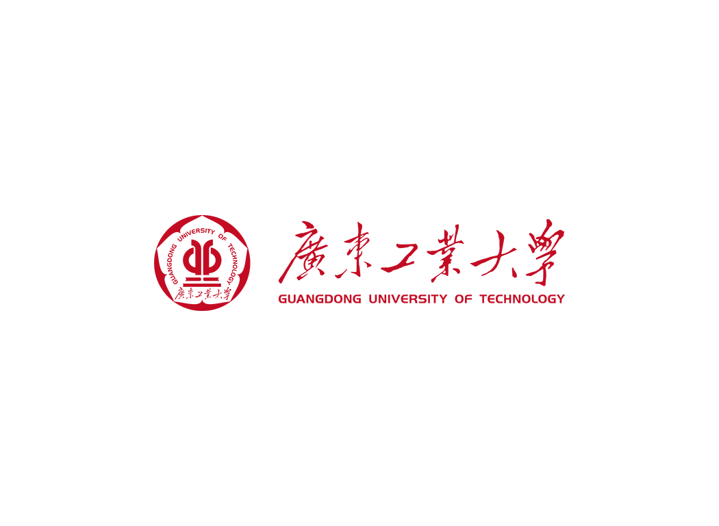 广东工业大学校徽logo免抠PNG(白色版和彩色版)ai,SVG矢量素材