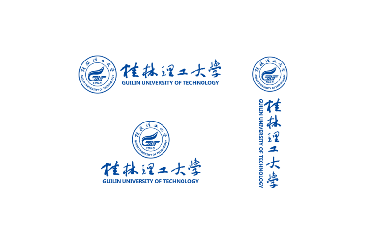 桂林理工大学校徽logo免抠PNG(白色版和彩色版)ai,SVG矢量素材
