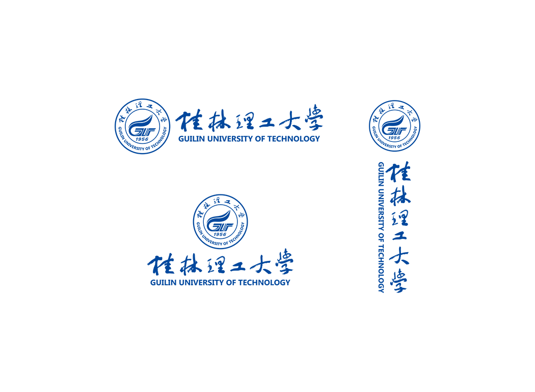 桂林理工大学校徽logo免抠PNG(白色版和彩色版)ai,SVG矢量素材